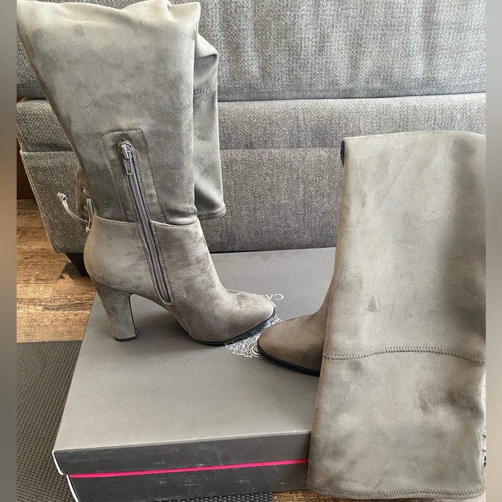 Never worn Vince Camuto - Gray - thigh high boots